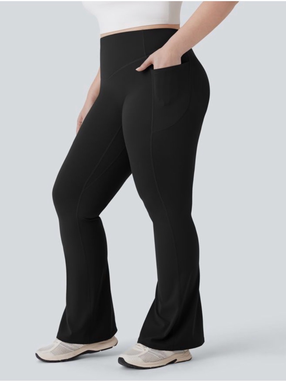 Halara UltraSculpt High Waisted Scrunch Butt Lifting Tummy Control Yoga Pants - Picture 2 of 5